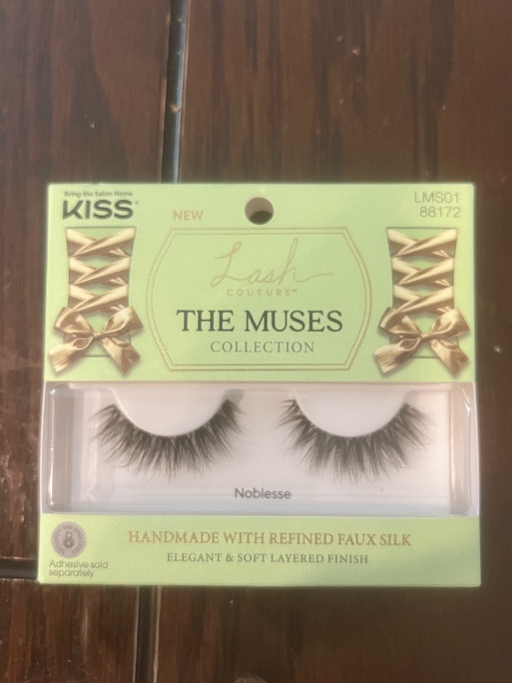 Kiss The Muses Collection Noblesse Handmade Soft Black Faux Silk Eyelashes
